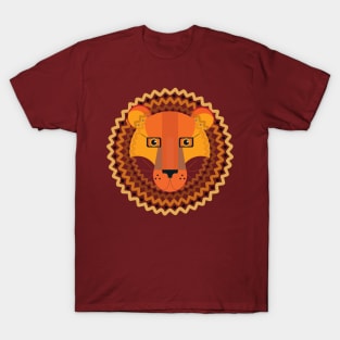 Lion Geometric Ornament T-Shirt